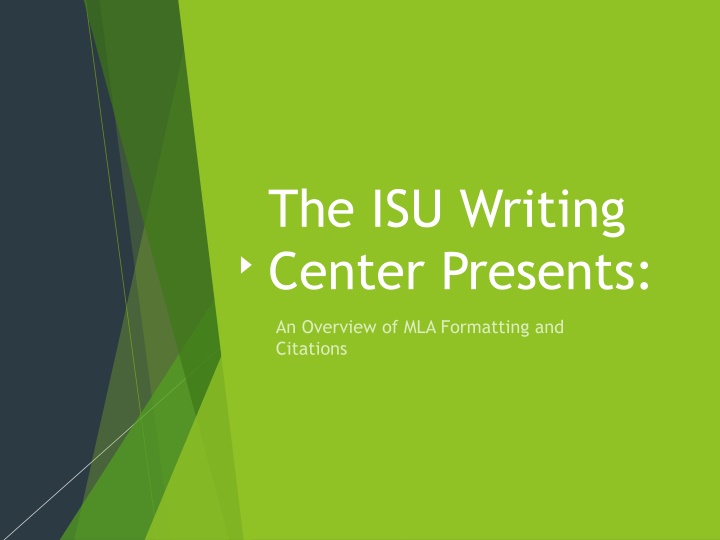 the isu writing center presents