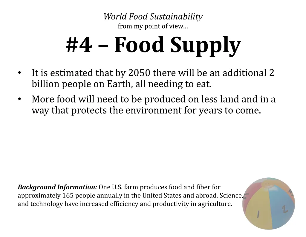 world food sustainability from my point of view 3