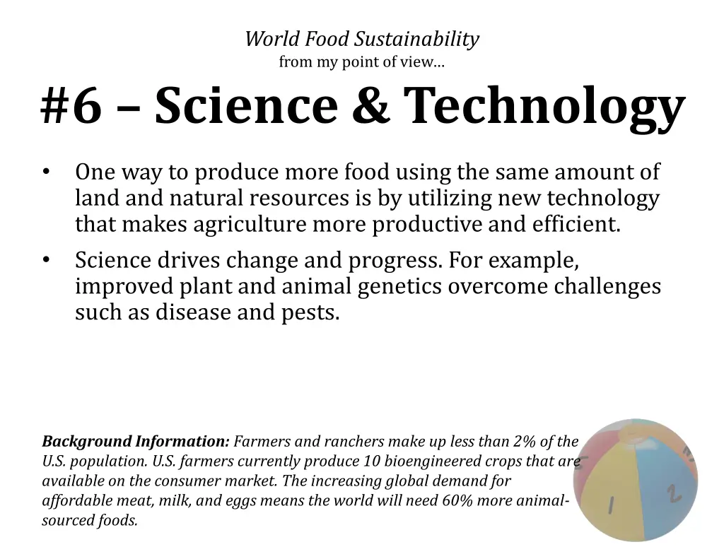 world food sustainability from my point of view 5