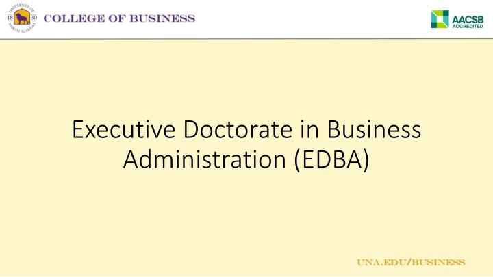 executive doctorate in business administration