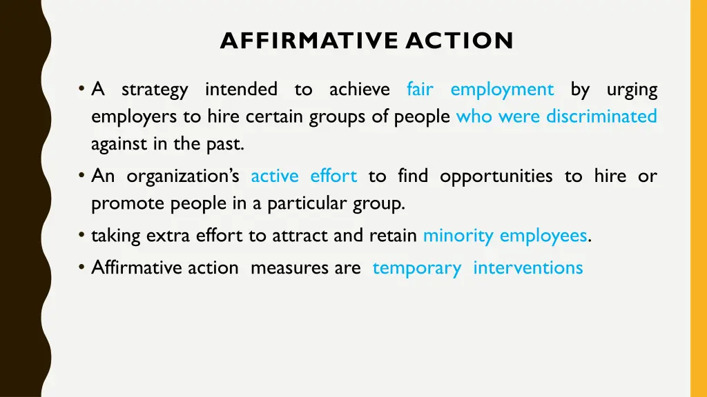 affirmative action