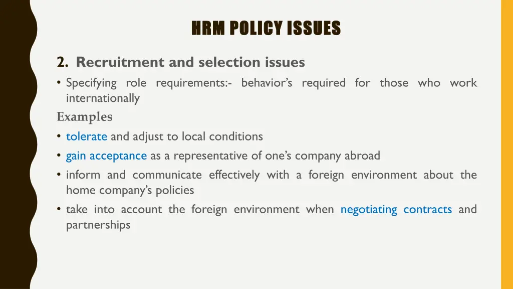 hrm policy issues hrm policy issues 1