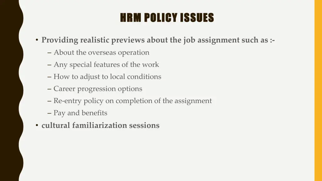 hrm policy issues hrm policy issues 2