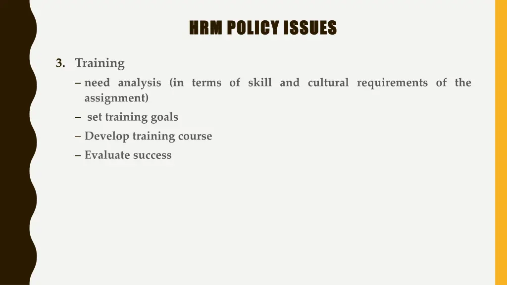 hrm policy issues hrm policy issues 3