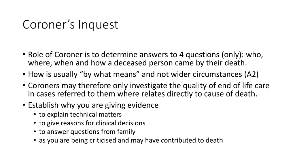 coroner s inquest