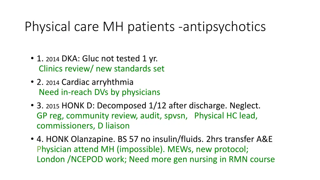 physical care mh patients antipsychotics