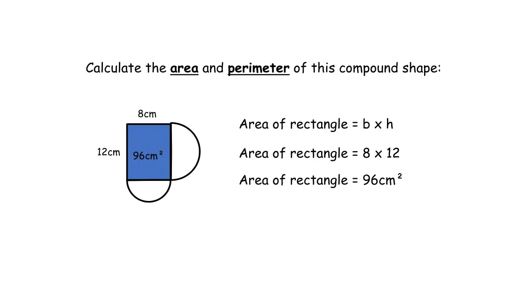 calculate the area and perimeter of this compound 1