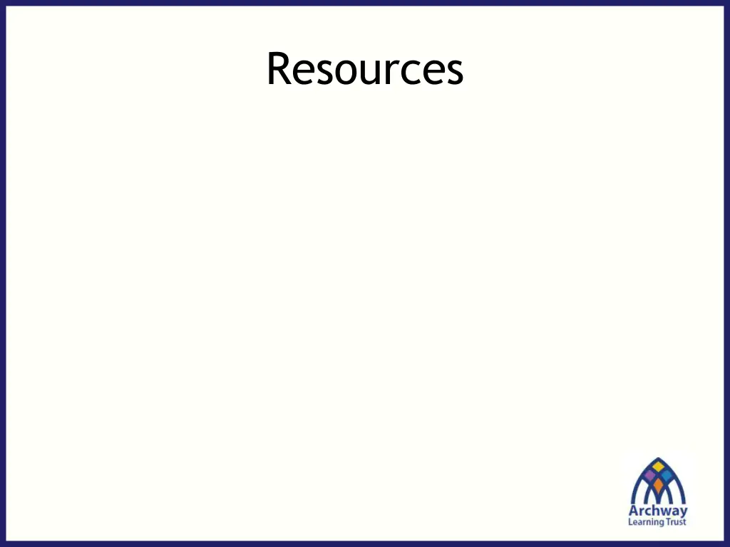 resources