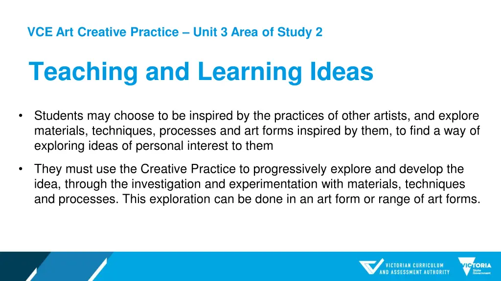 vce art creative practice unit 3 area of study 2 4