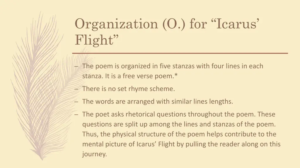 organization o for icarus flight