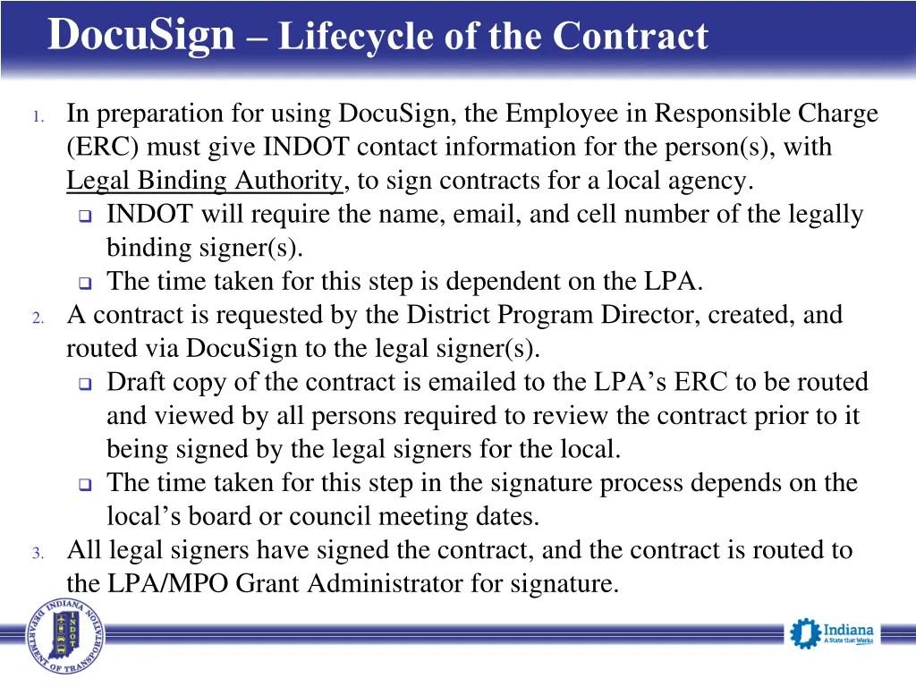 docusign lifecycle of the contract