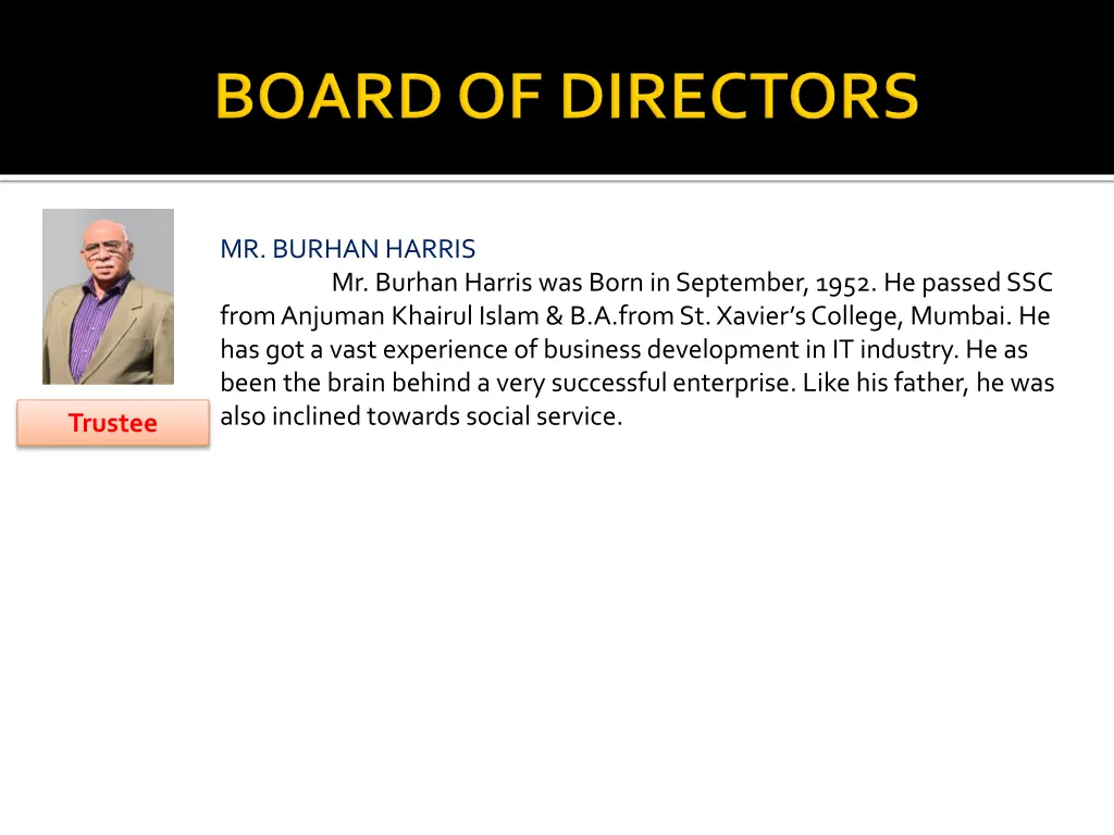 mr burhan harris mr burhan harris was born