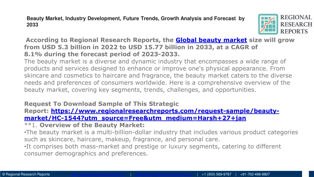 beauty market industry development future trends