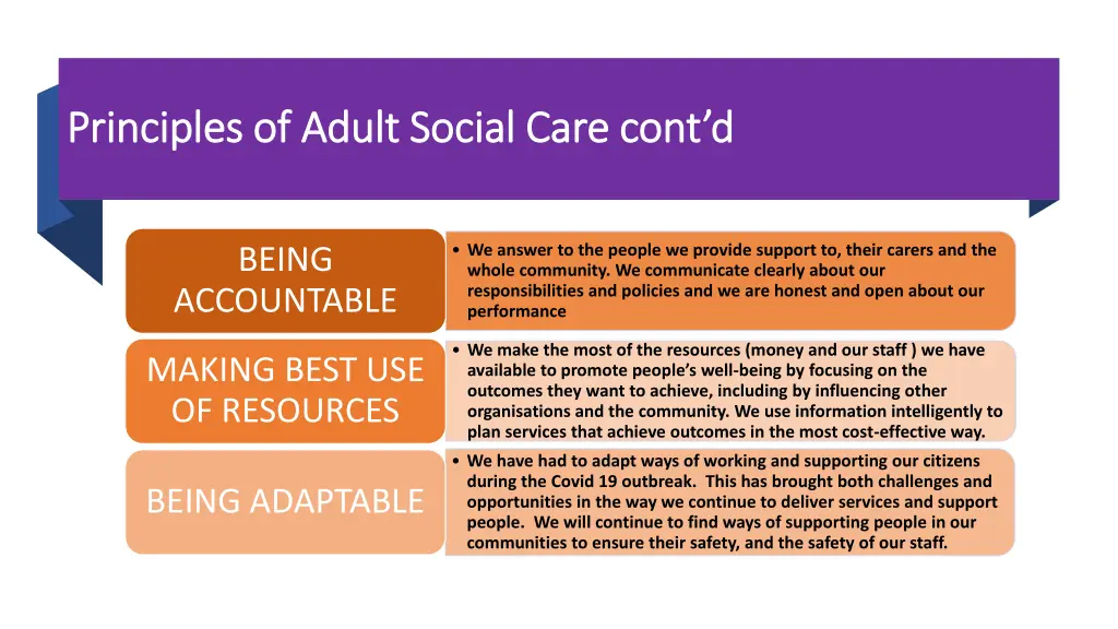 principles of adult social care cont d principles 1