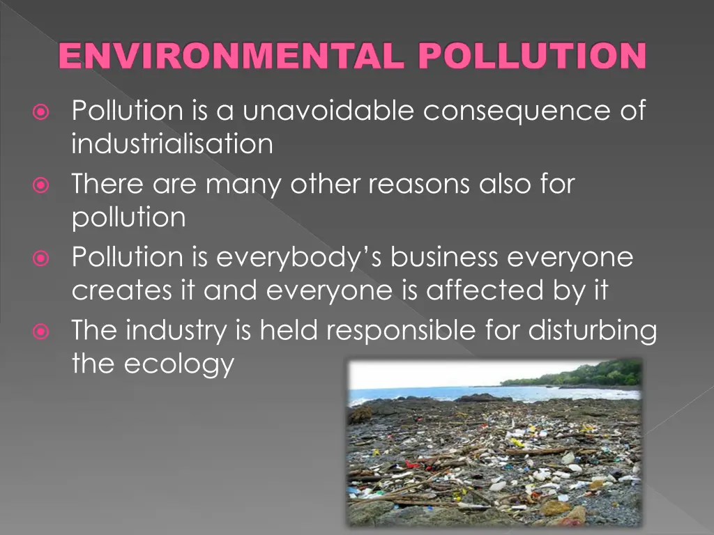 environmental pollution