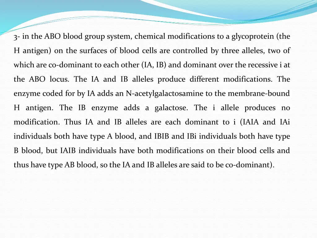 3 in the abo blood group system chemical