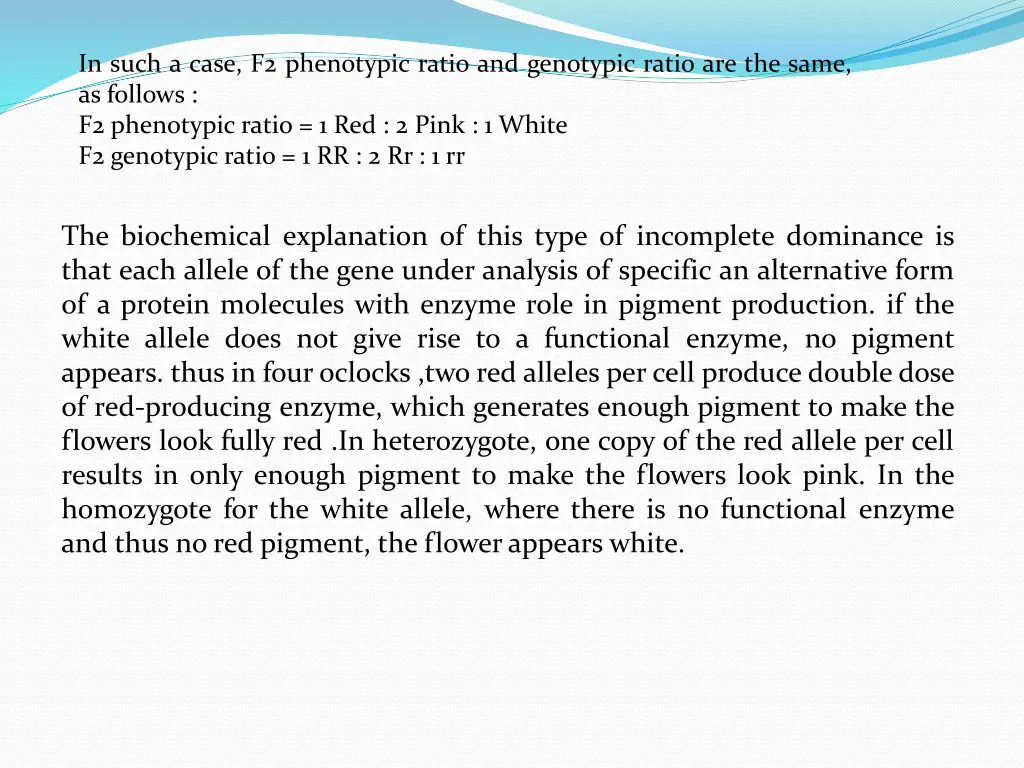 in such a case f2 phenotypic ratio and genotypic