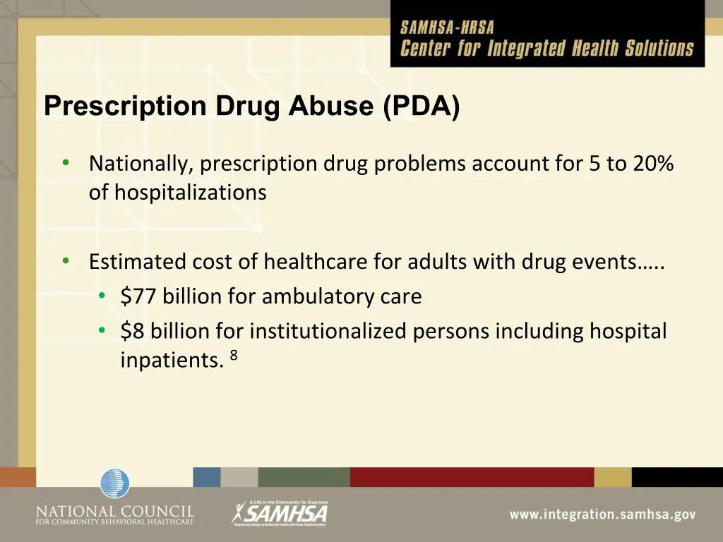 prescription drug abuse pda