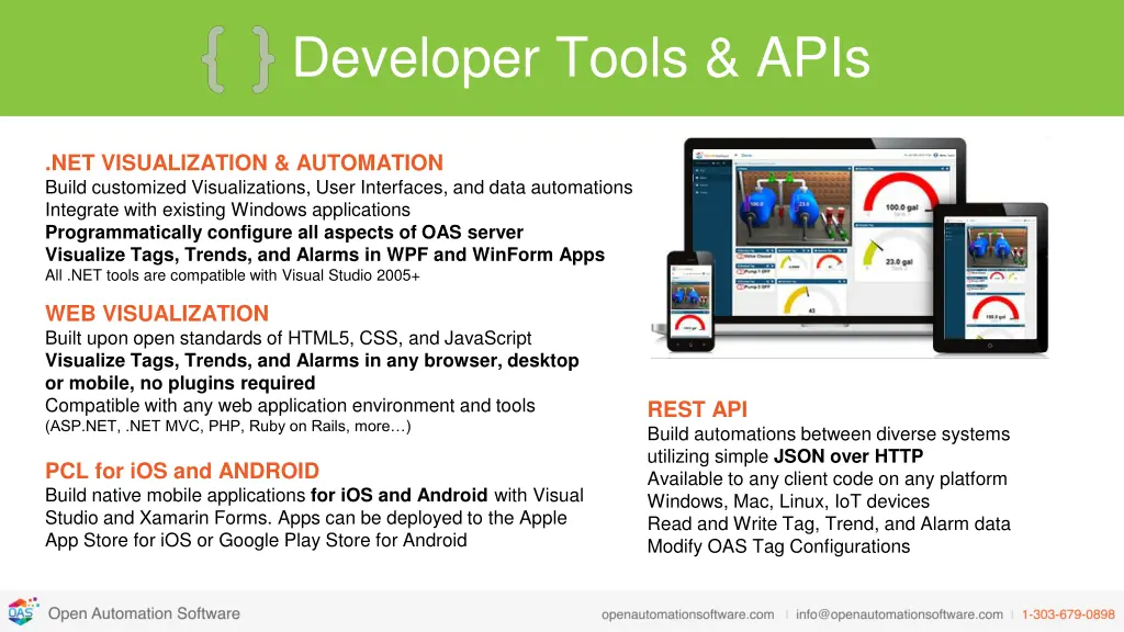 developer tools apis