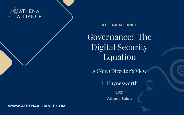 athena alliance governance the digital security