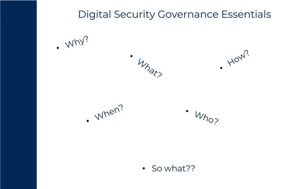 digital security governance essentials