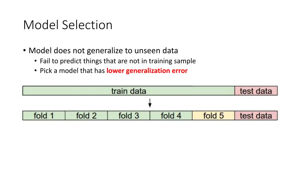 model selection 1