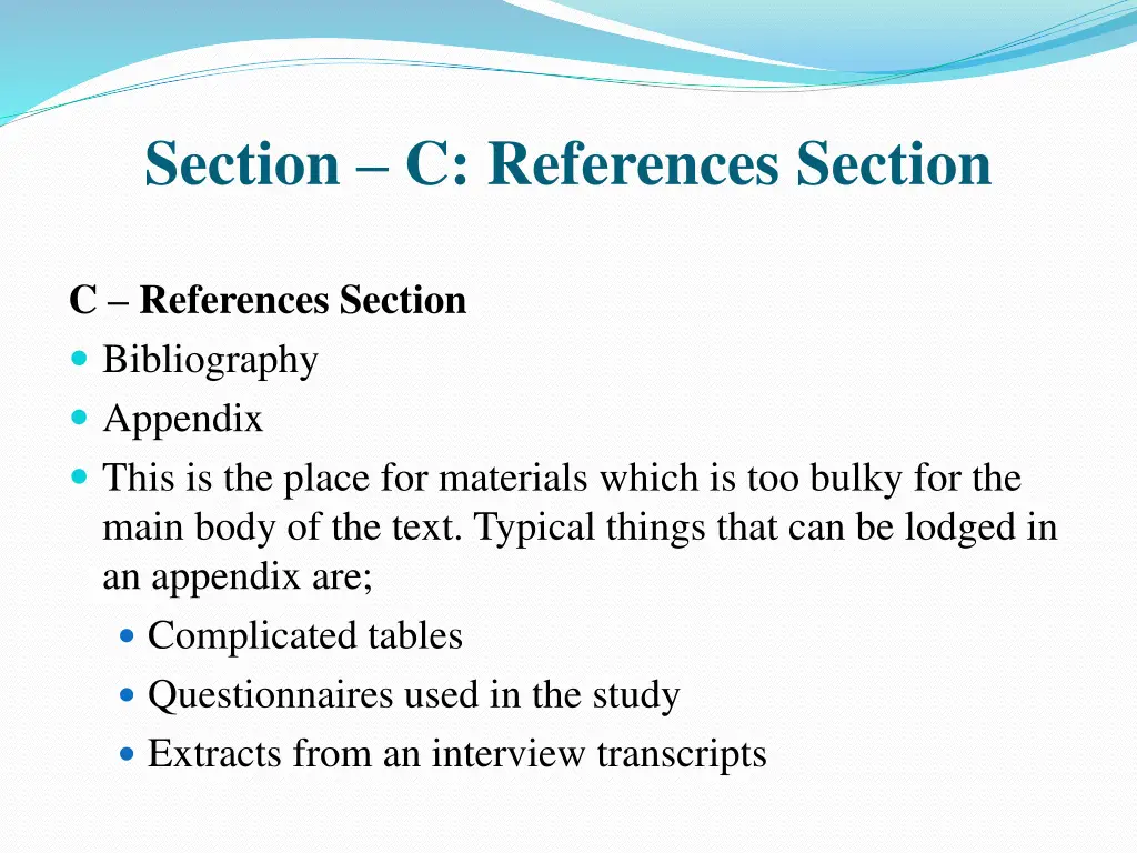 section c references section