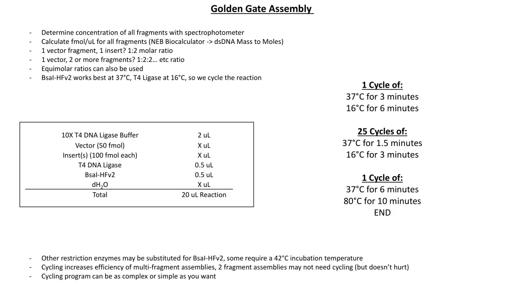 golden gate assembly