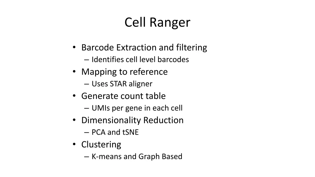 cell ranger