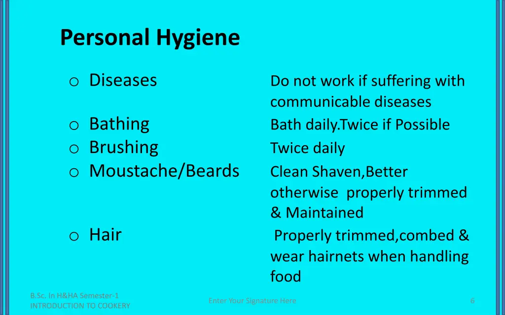 personal hygiene 1