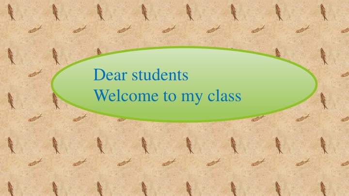 dear students welcome to my class