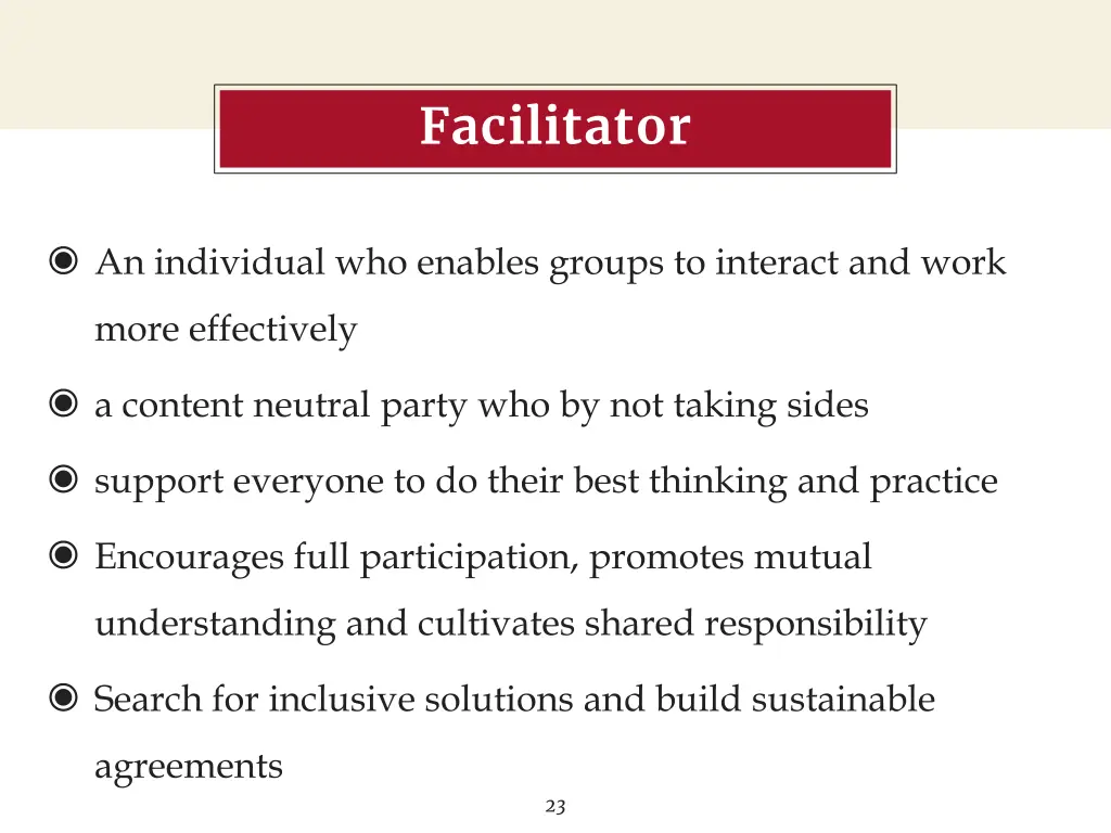 facilitator 1