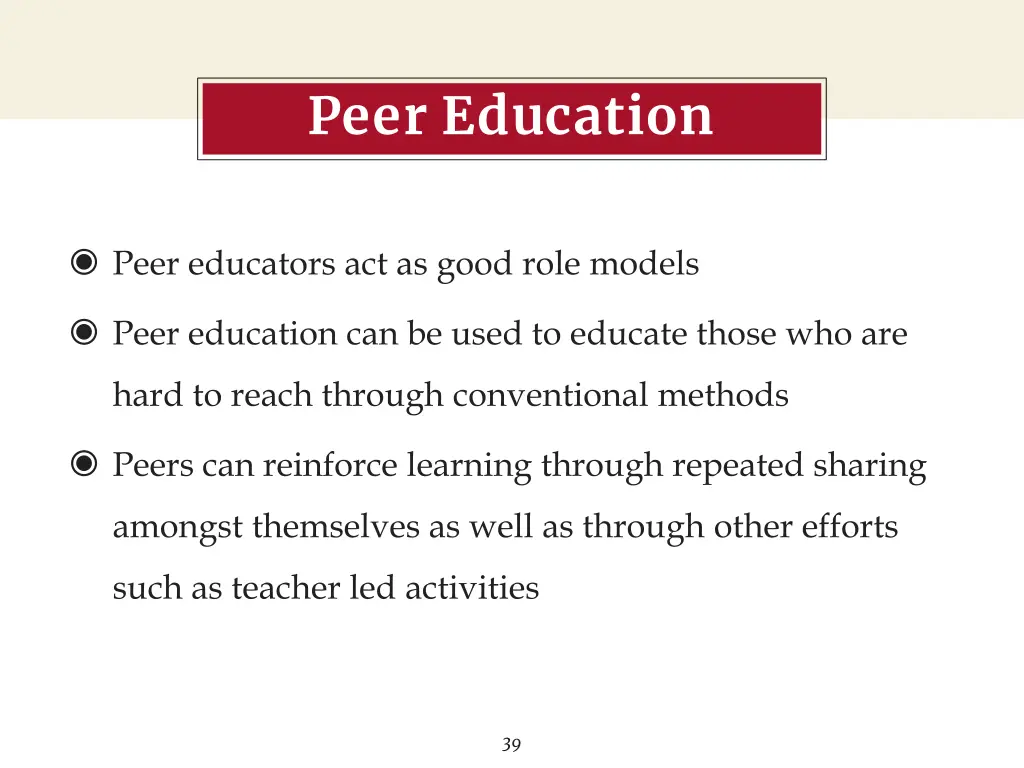 peer education 1