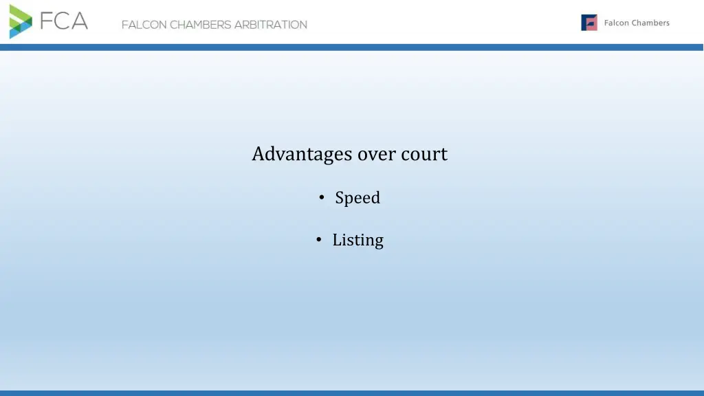 advantages over court 3