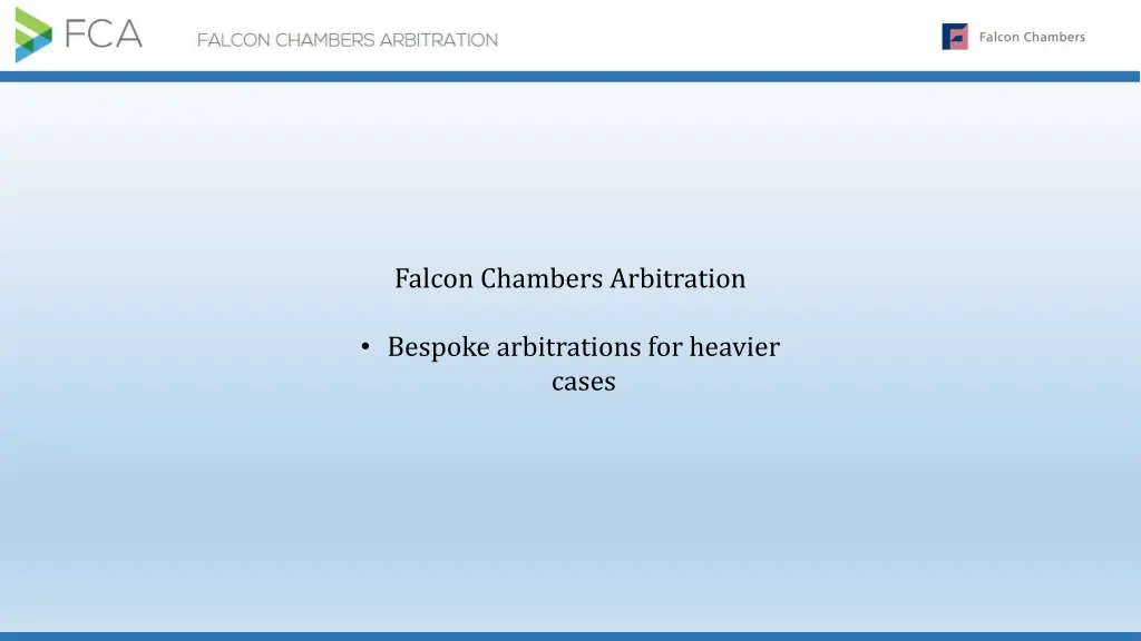 falcon chambers arbitration 3