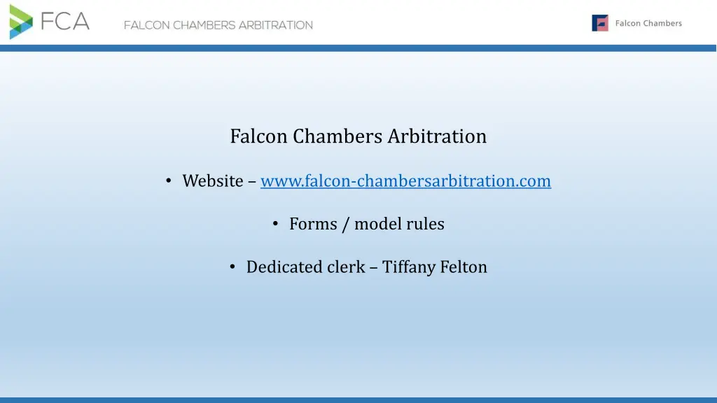 falcon chambers arbitration 4