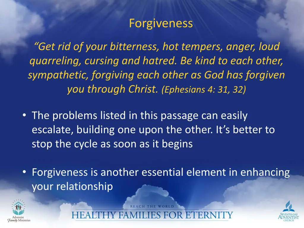 forgiveness