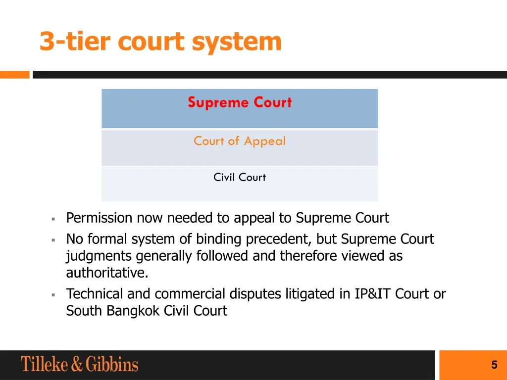 3 tier court system