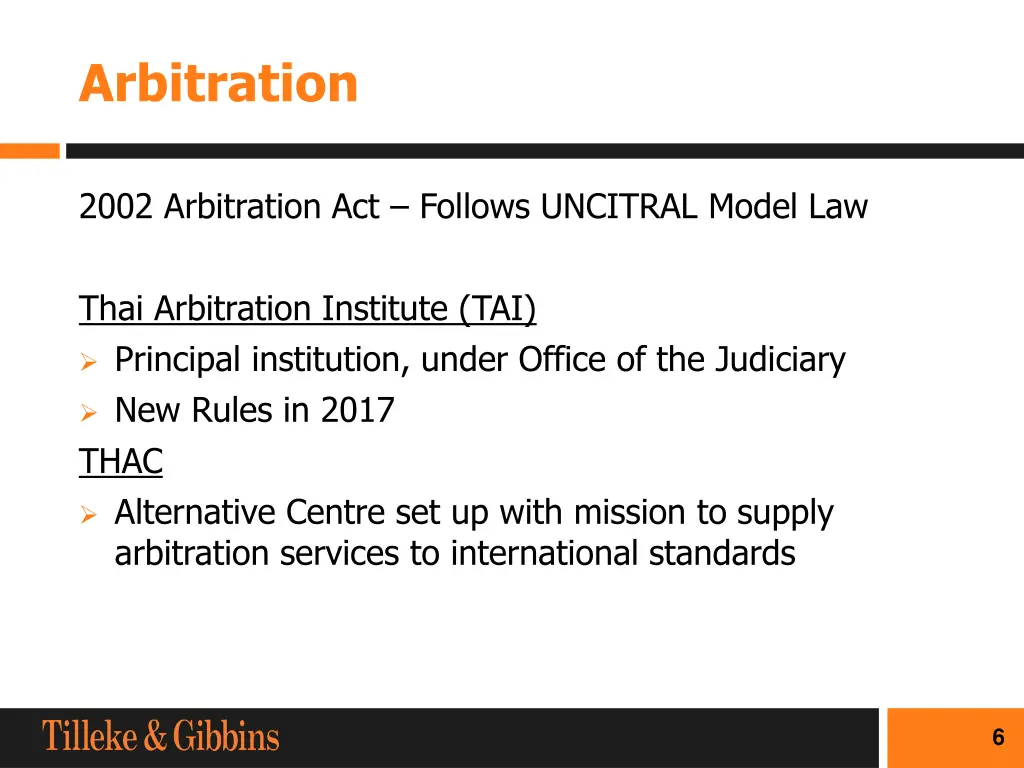 arbitration