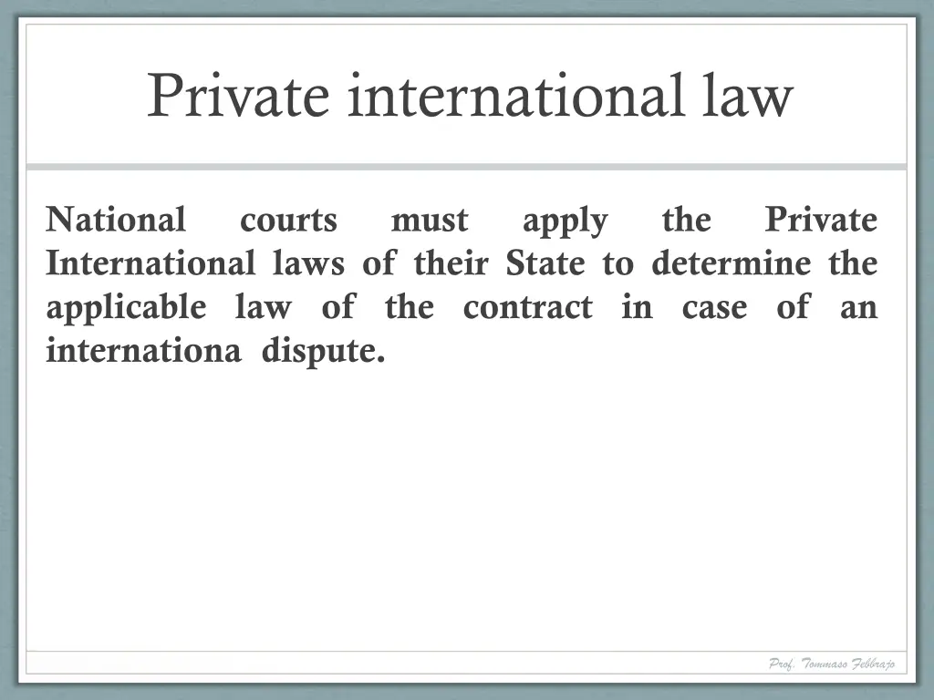 private international law