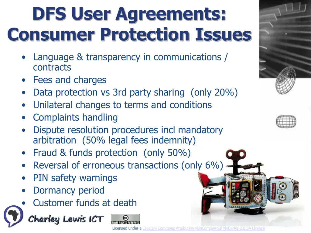 dfs user agreements consumer protection issues