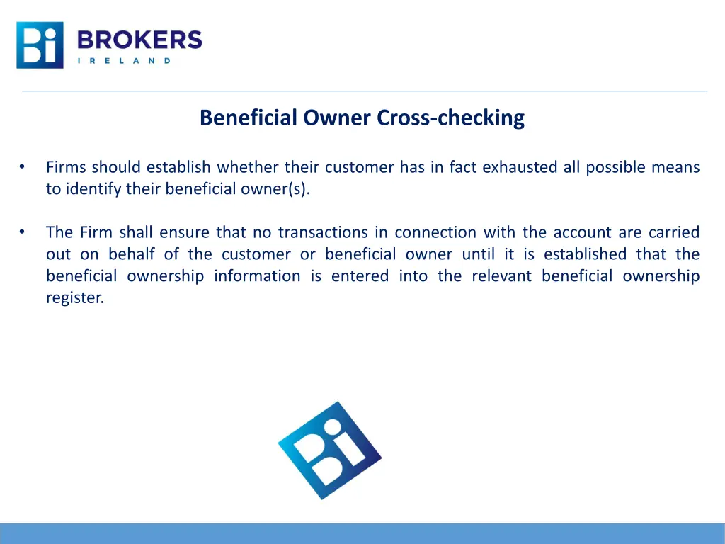 beneficial owner cross checking 1