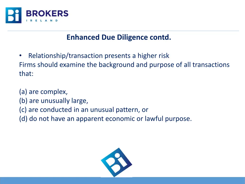 enhanced due diligence contd 1