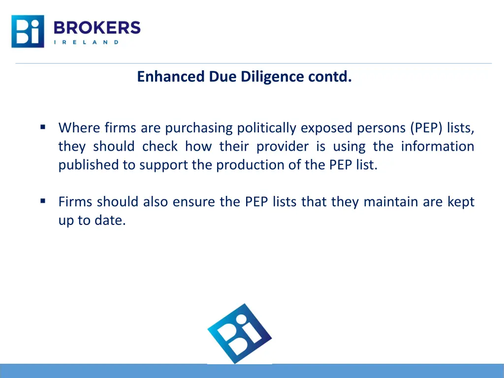 enhanced due diligence contd 8