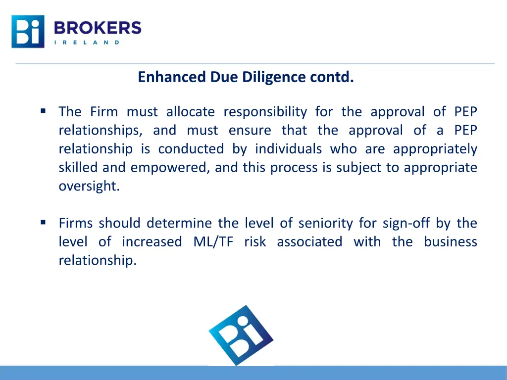 enhanced due diligence contd 9