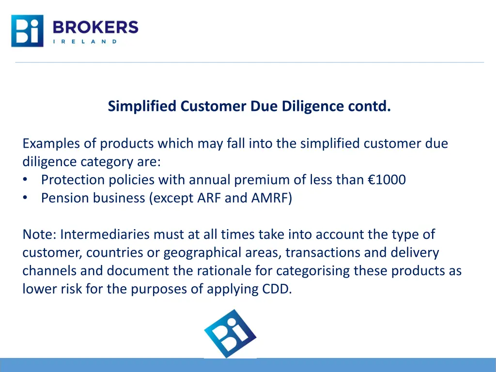 simplified customer due diligence contd 1