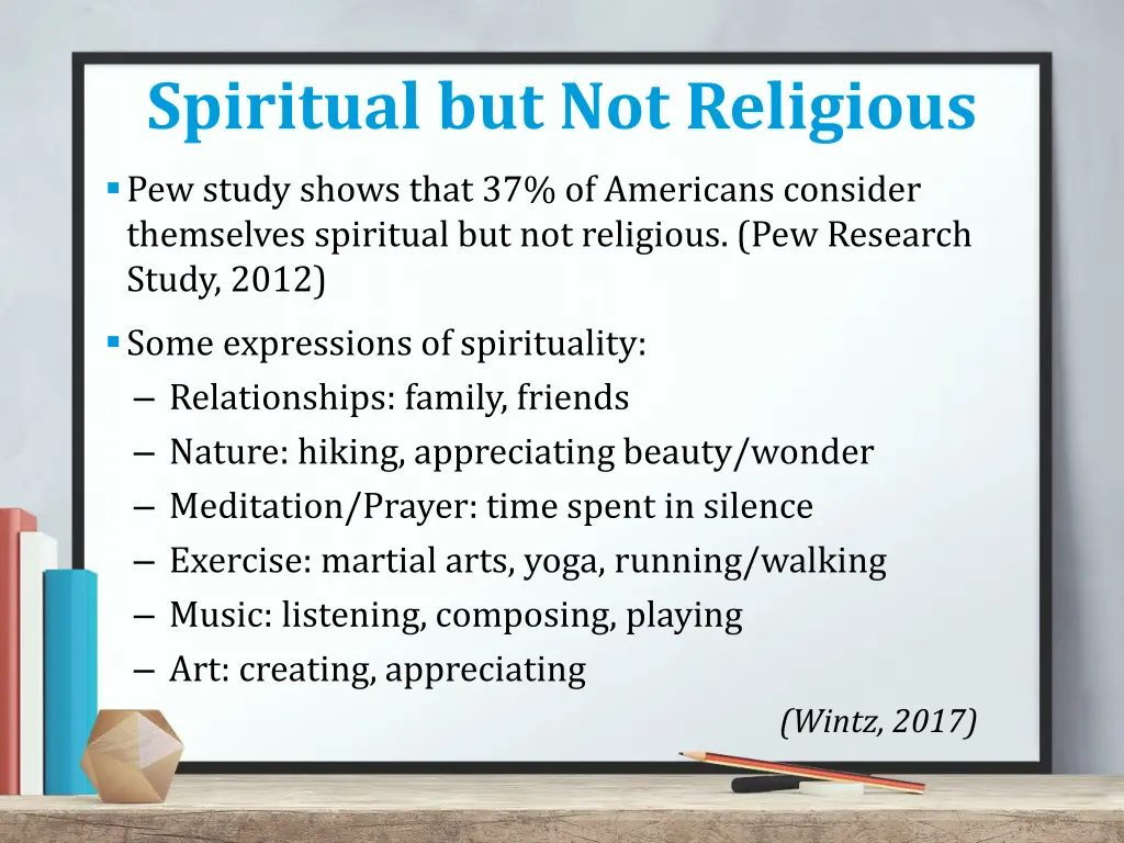 spiritual but not religious