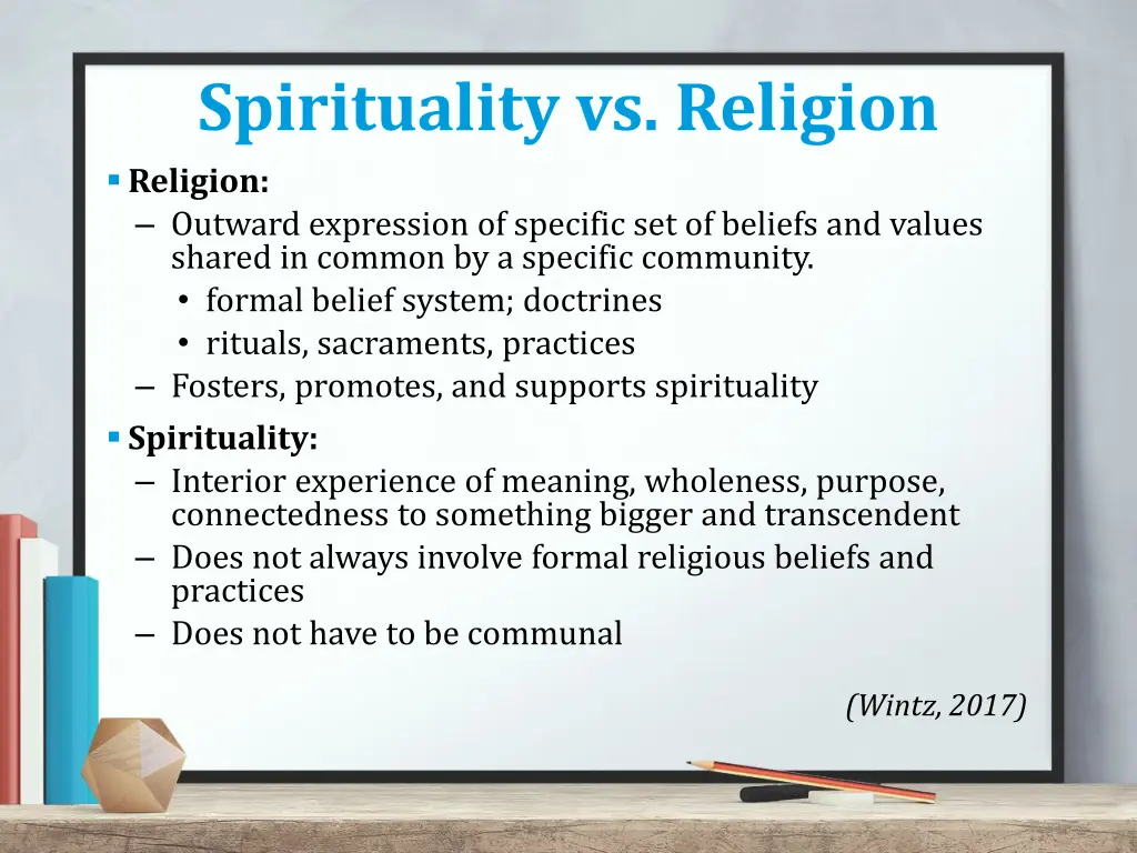 spirituality vs religion religion outward