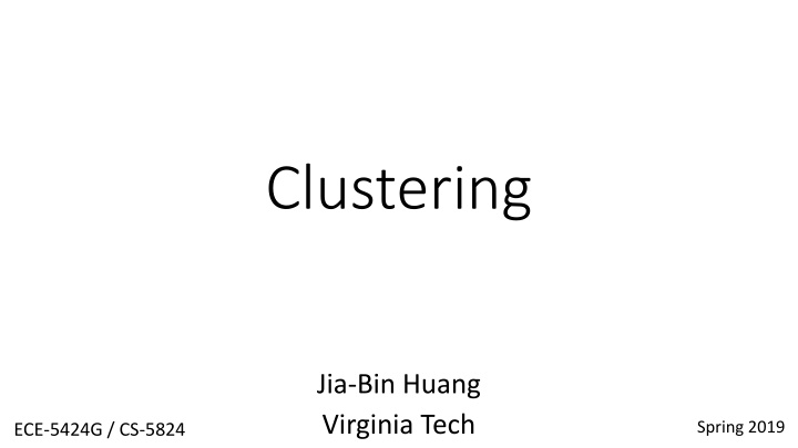 clustering