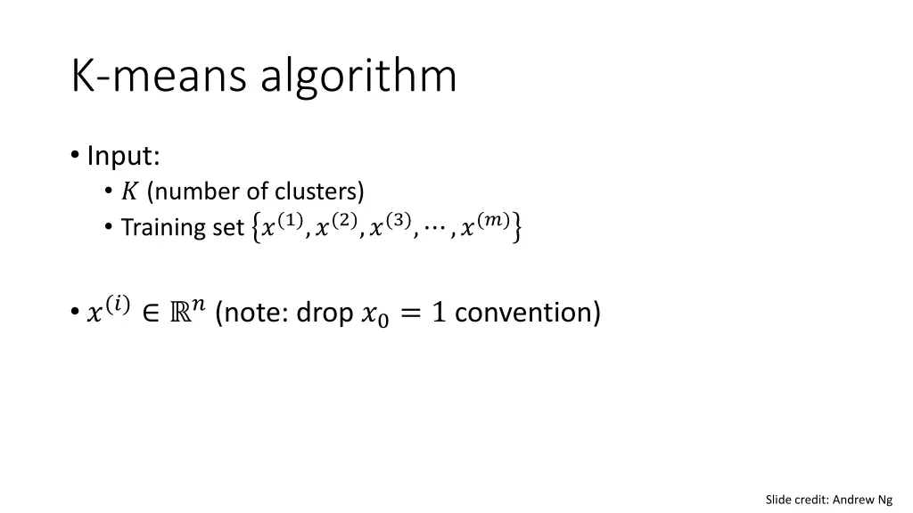 k means algorithm